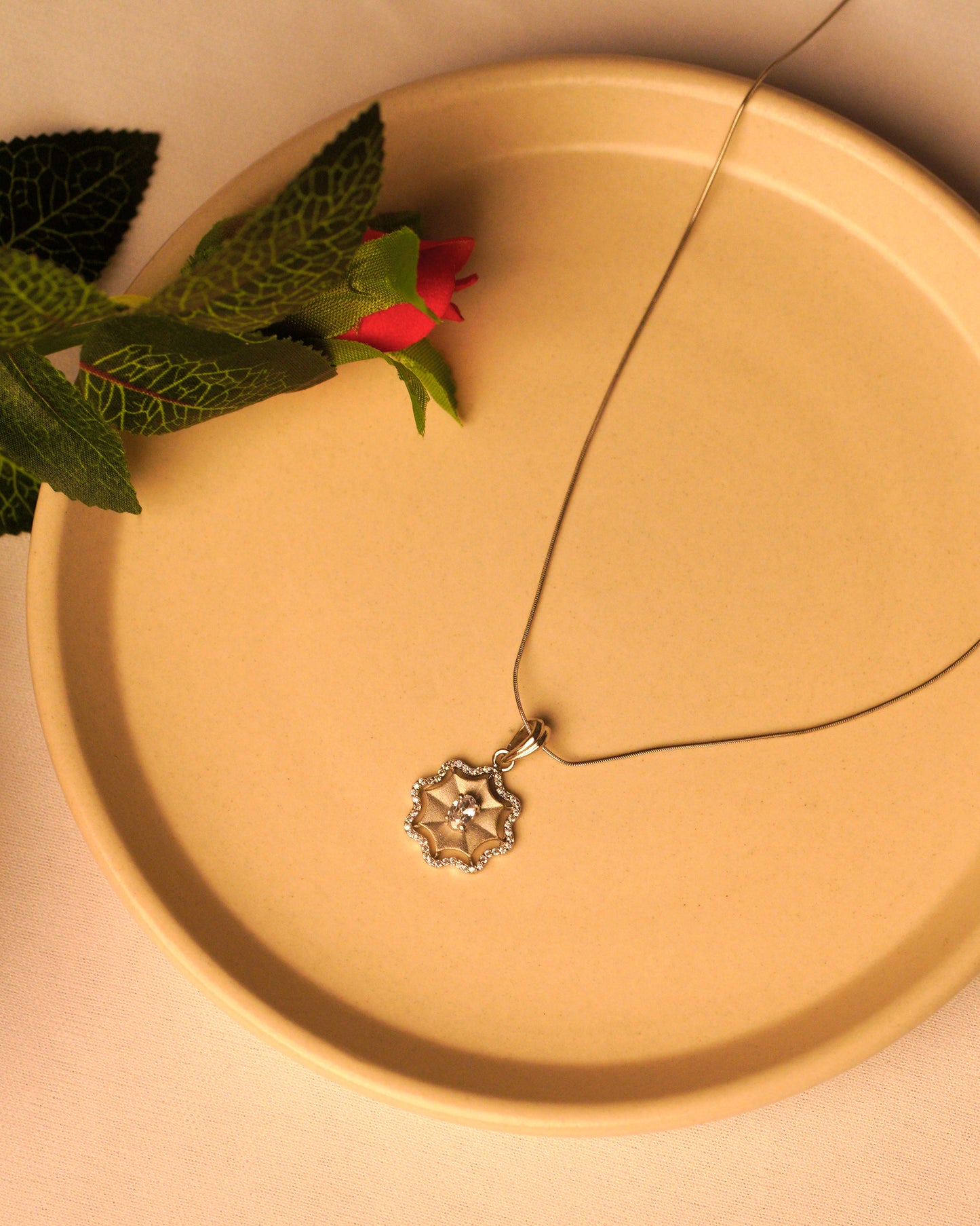 Stellar Petal Sparkle Pendant