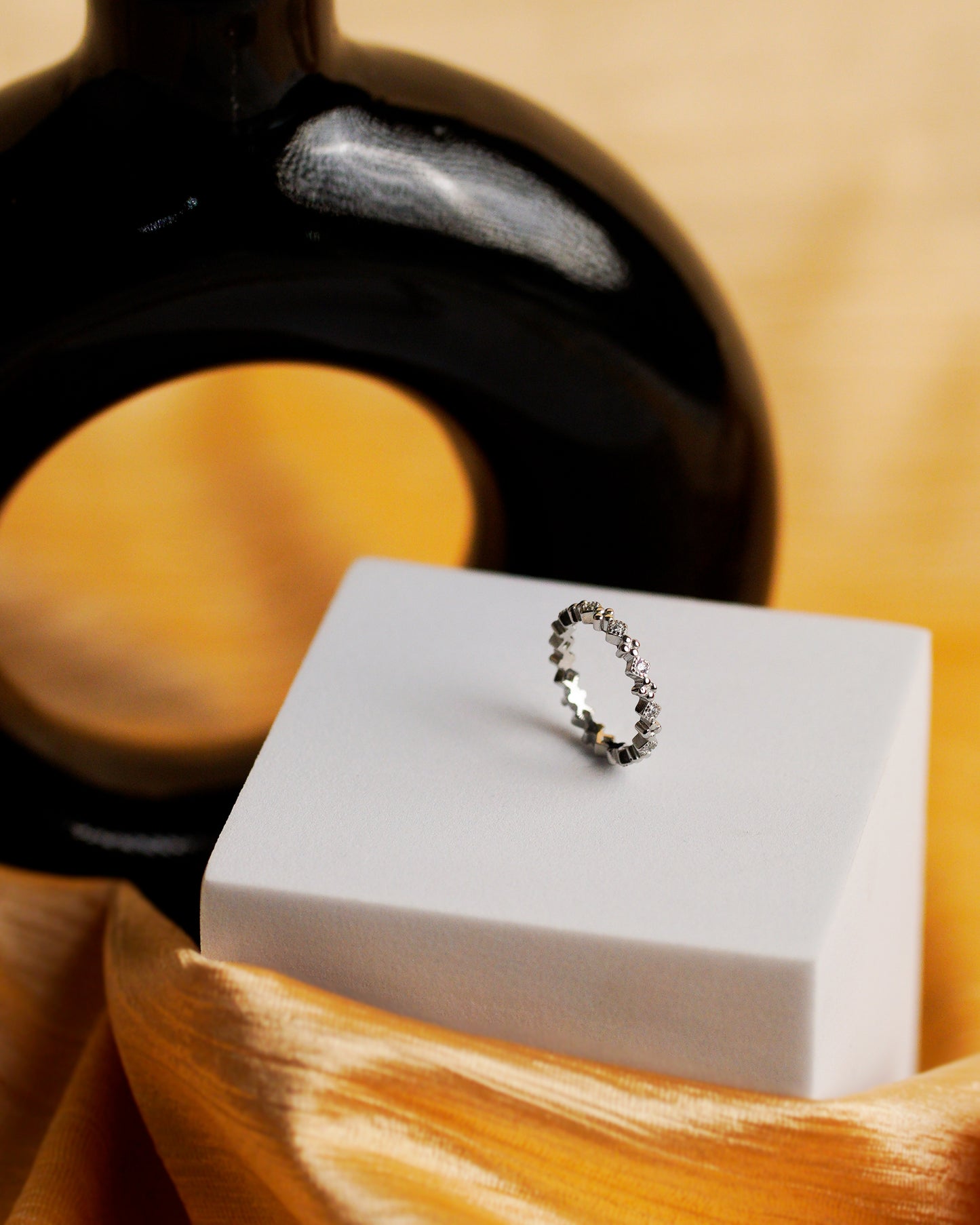 Snowflake Cascade Ring