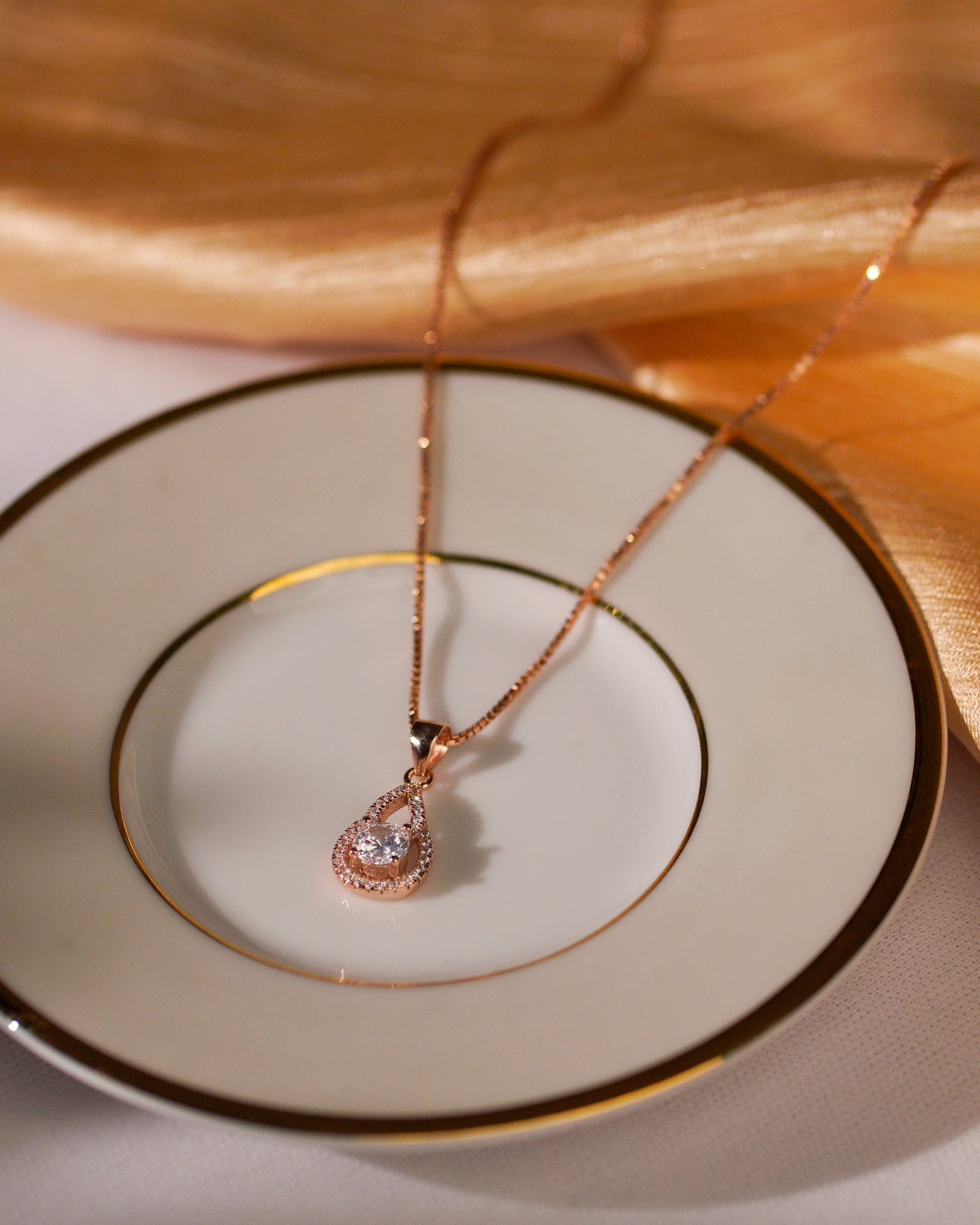 Diamond Dewdrop Pendant