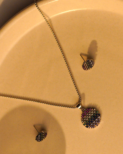 Prism Burst Pendant Set