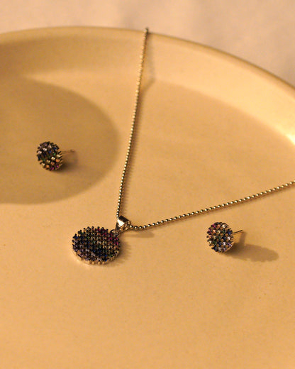 Prism Burst Pendant Set