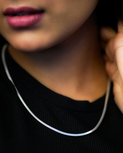 Timeless Silver Snake Chain