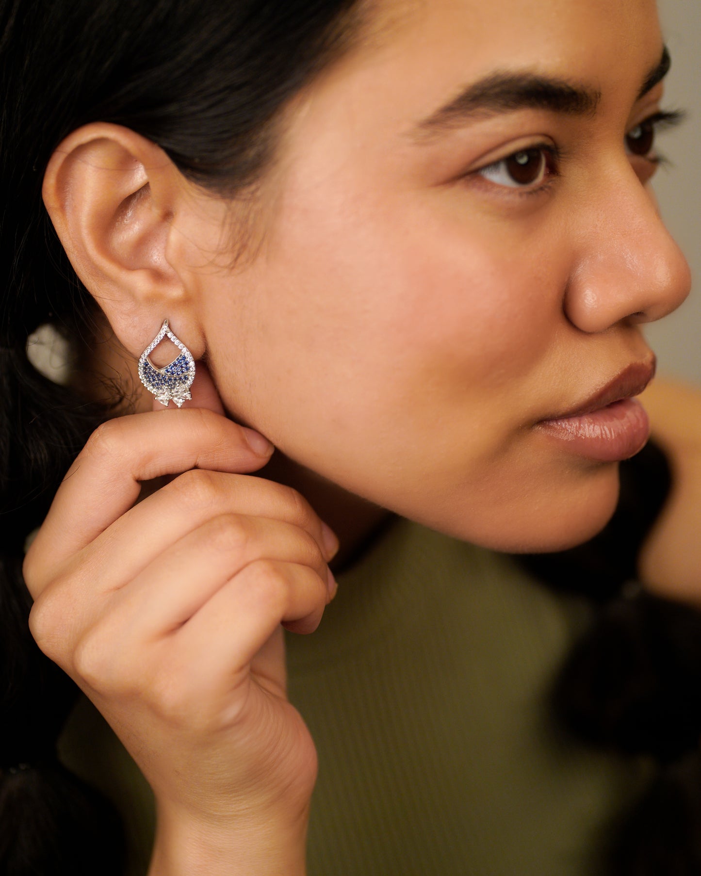 Bluebell Bowdrop Earrings