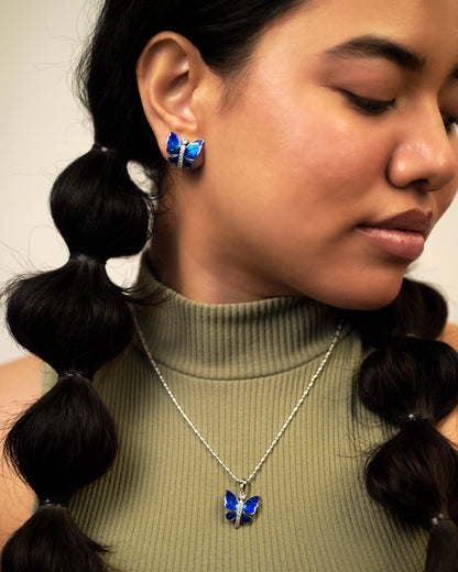 Oceanic Wings of Wonder Earrings