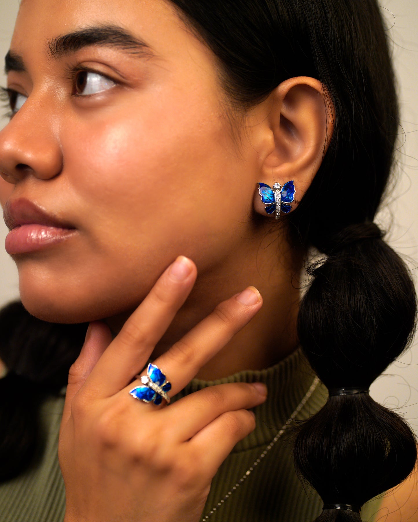 Oceanic Wings of Wonder Pendant Set