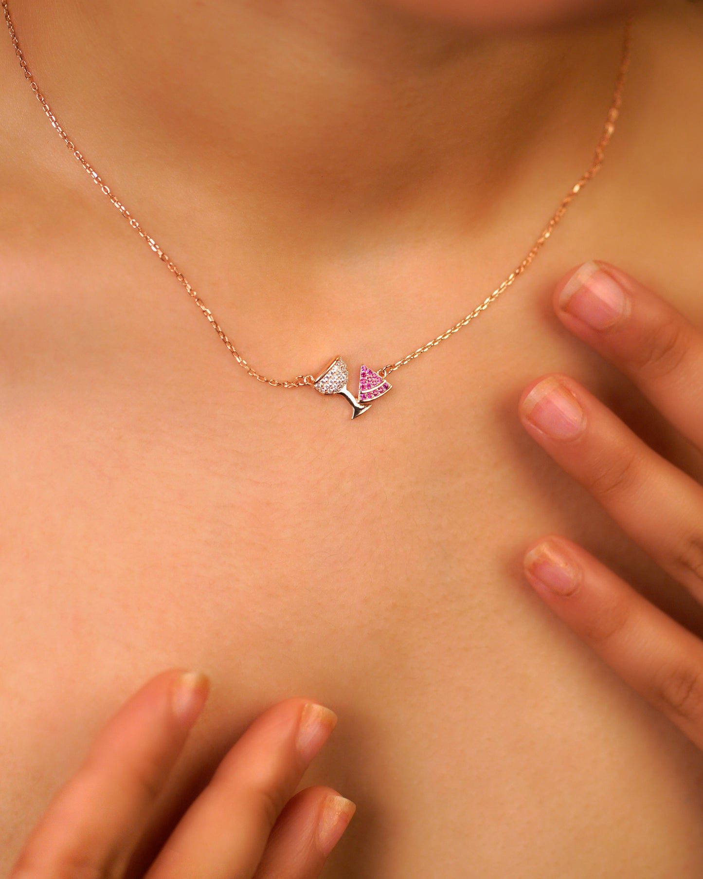 Blush & Brie Pendant