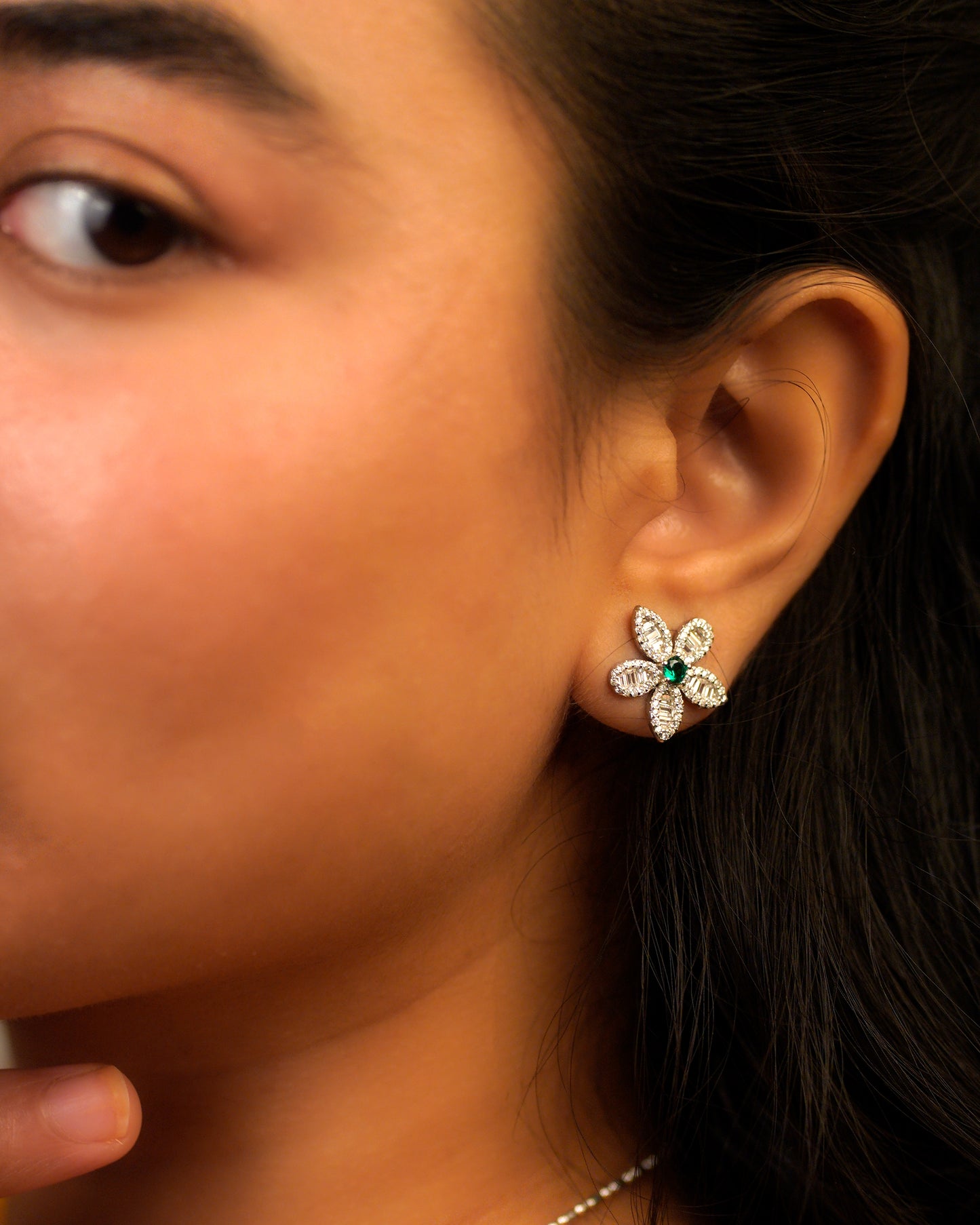 Mossy Mirage Bloom Pendant Set