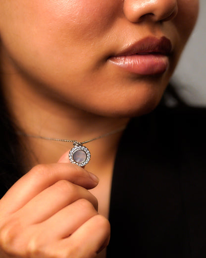 Moonlit Halo Pendant