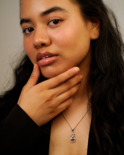 Royal Cygnet Crown Pendant