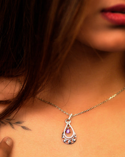 Royal Purple Triad Pendant