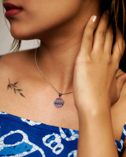 Prism Burst Pendant Set