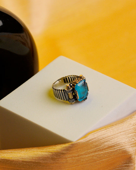 Royal Crest Azure Ring