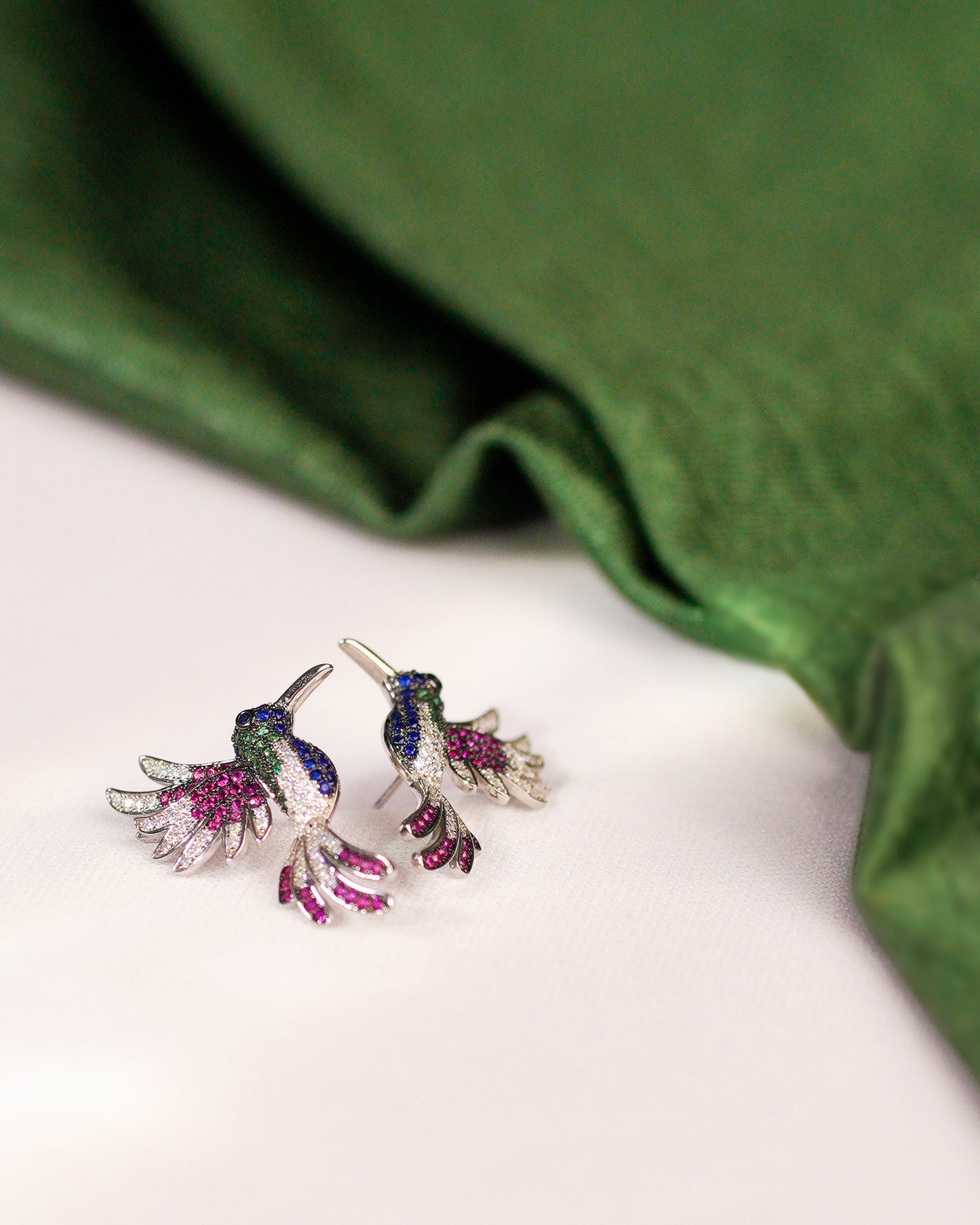 Magenta Skybird Studs