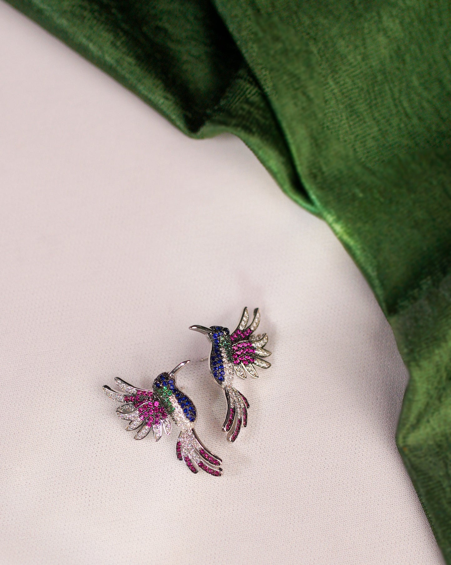 Magenta Skybird Studs