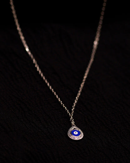 Azure Tear Warding Talisman Pendant