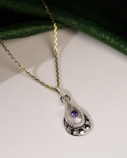 Royal Purple Triad Pendant