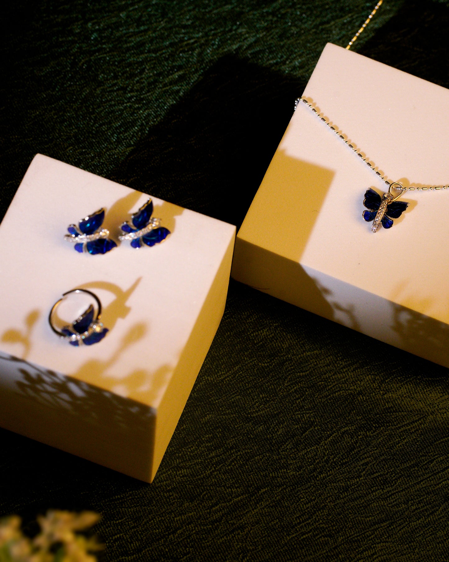 Oceanic Wings of Wonder Pendant Set