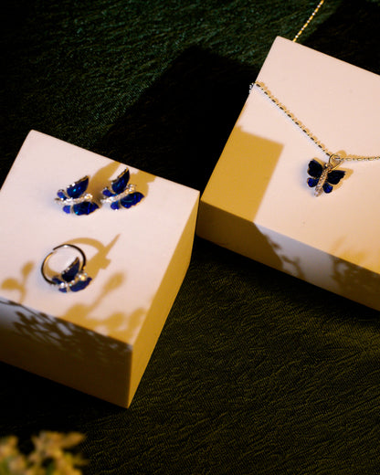 Oceanic Wings of Wonder Pendant Set