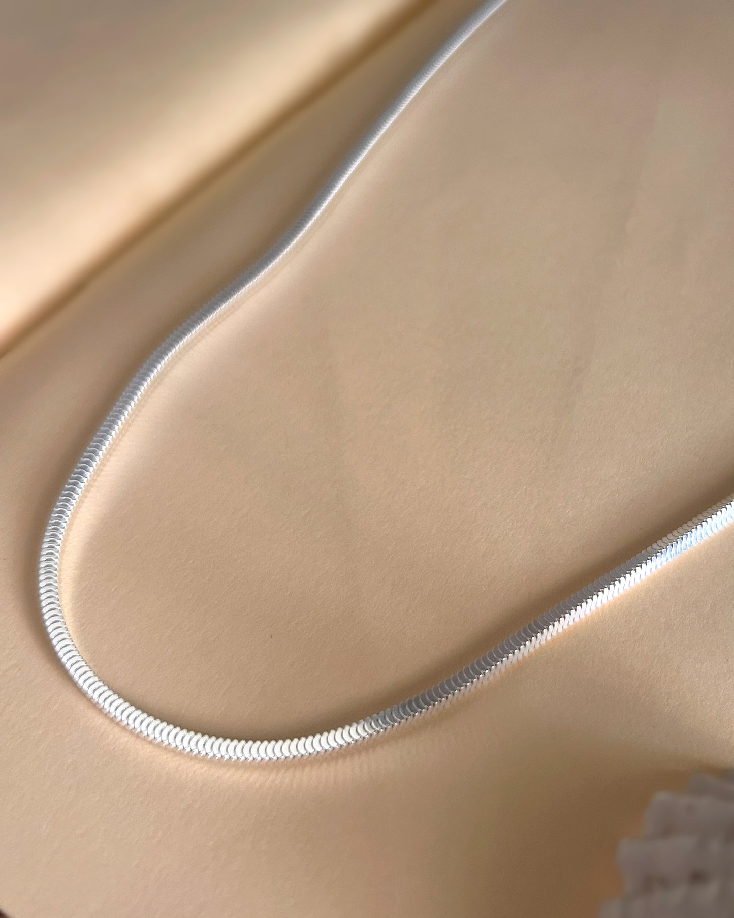 Timeless Silver Snake Chain