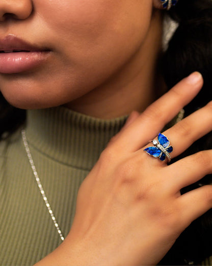 Oceanic Wings of Wonder Ring